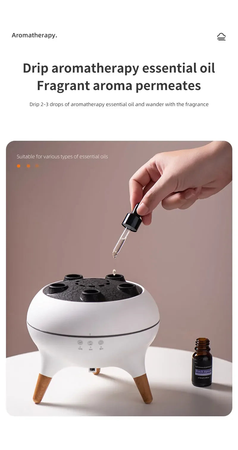 Dynamic Jellyfish Air Humidifier – 250ml, Remote Control, 7 LED Colours