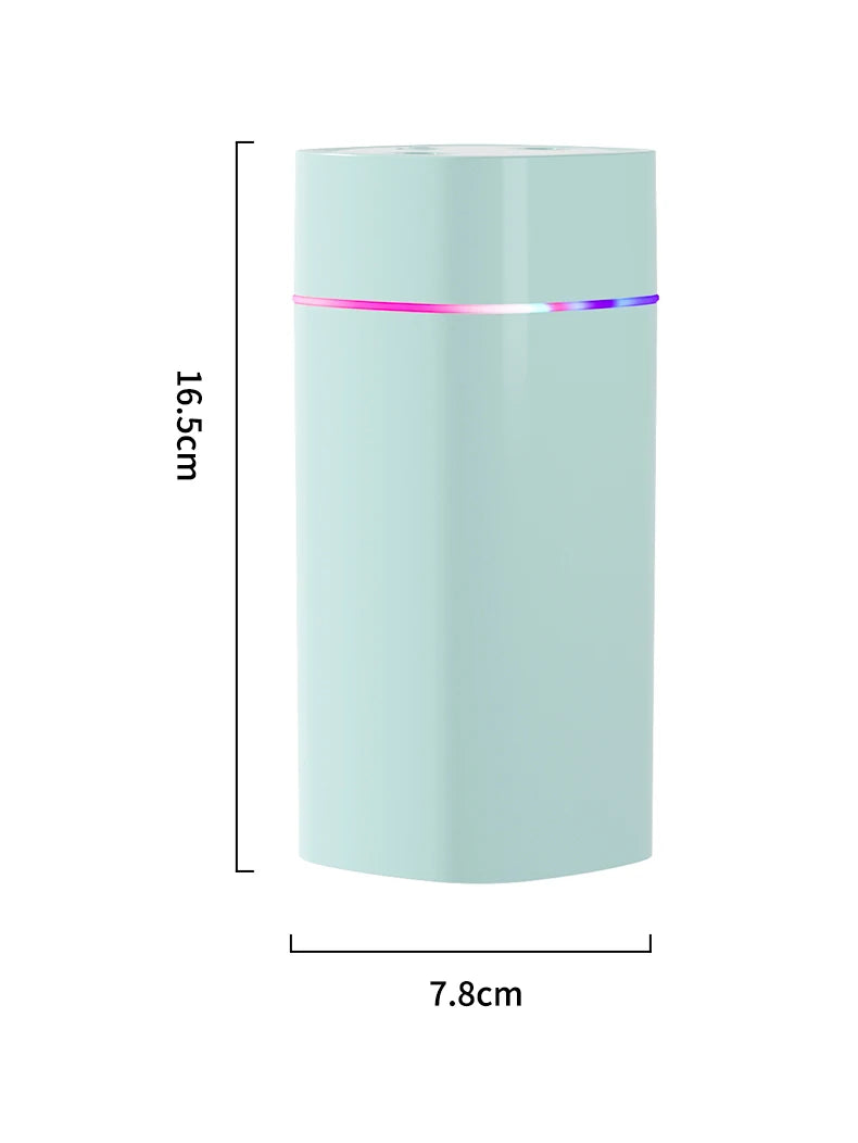 Creative Dual Nozzle Desktop Humidifier – USB, 7 Colour Ambient Light, Aromatherapy