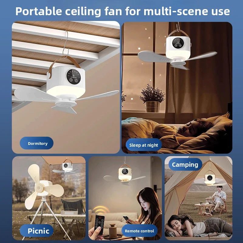 Portable Rechargeable Ceiling Fan