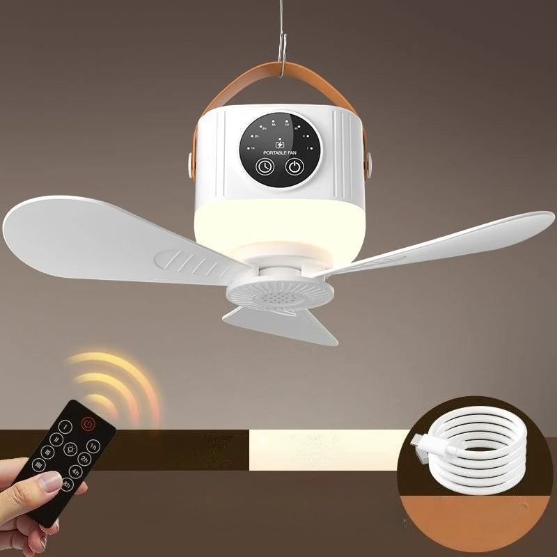 Portable Rechargeable Ceiling Fan