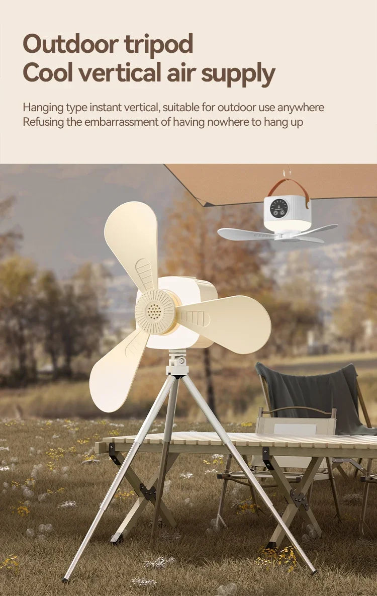 Portable Rechargeable Ceiling Fan