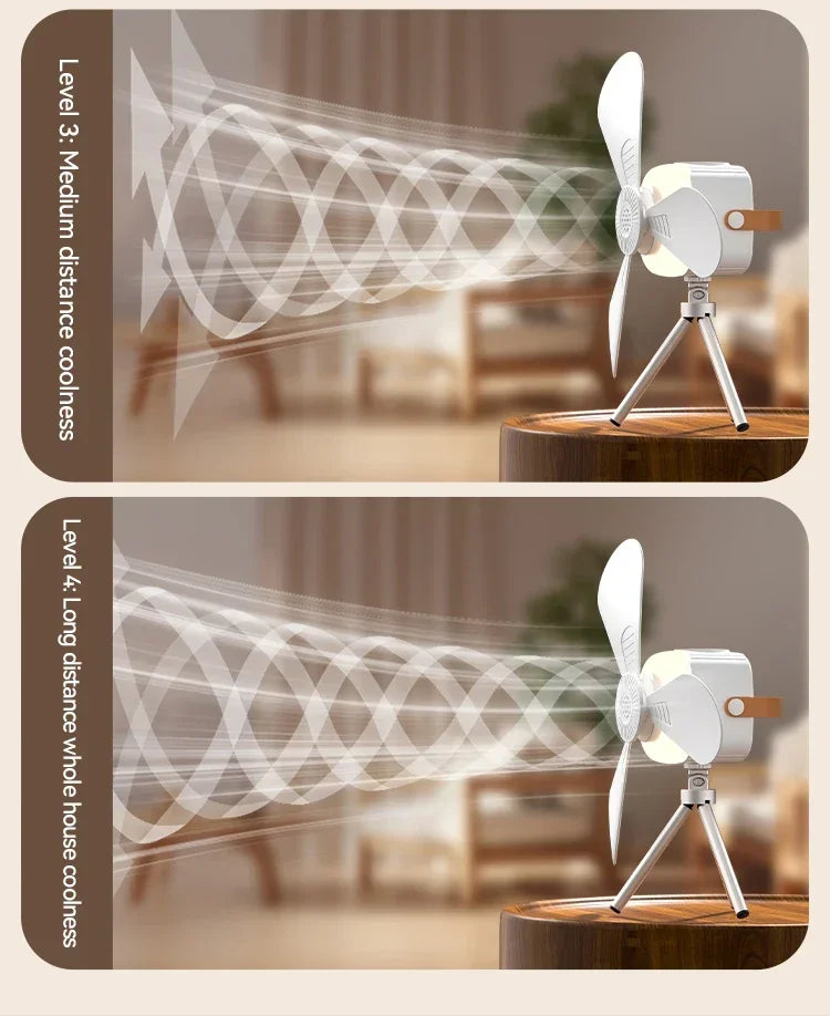 Portable Rechargeable Ceiling Fan