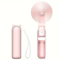 Foldable Handheld Mini Fan – USB Rechargeable, 3 Speeds, for Women, Travel & Outdoor