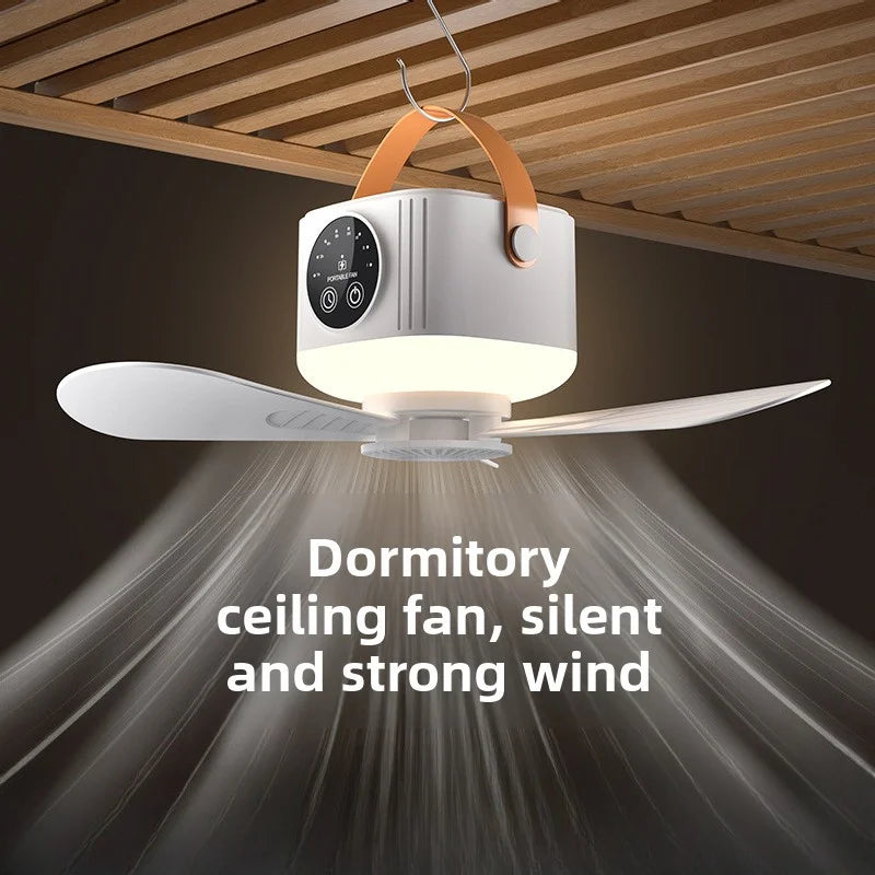 Portable Rechargeable Ceiling Fan