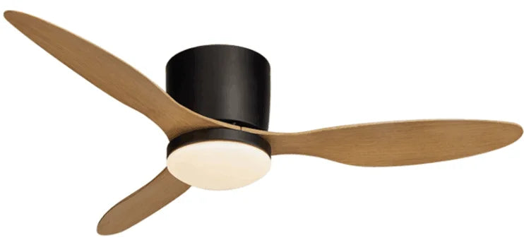 42 52 Inch Ceiling Fans With Lights Led 3 Color 6 Speeds DC Motor Fans Remote Control Low Floor Decorative Fans With Lighting