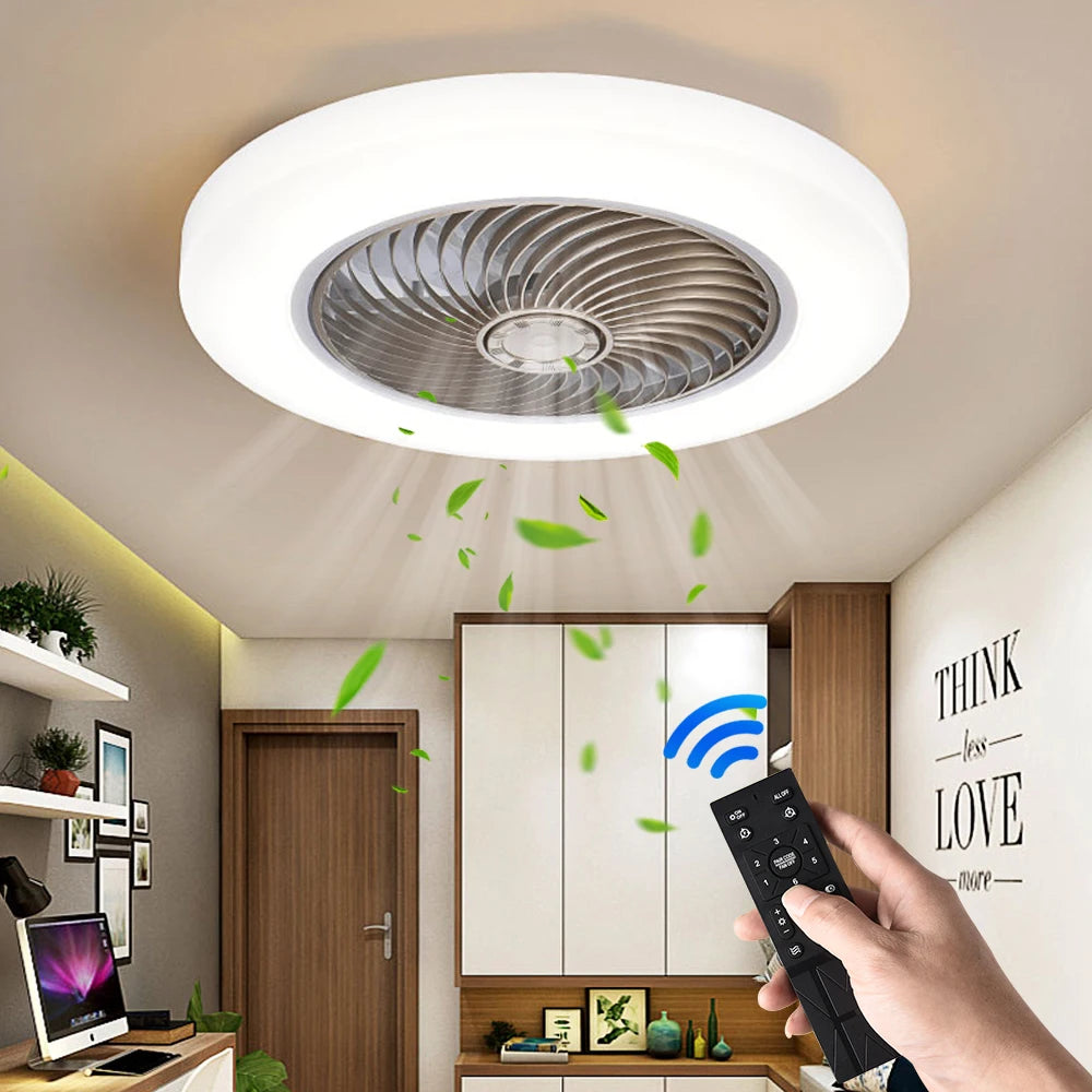 Smart Ceiling Fan with Lights & Remote
