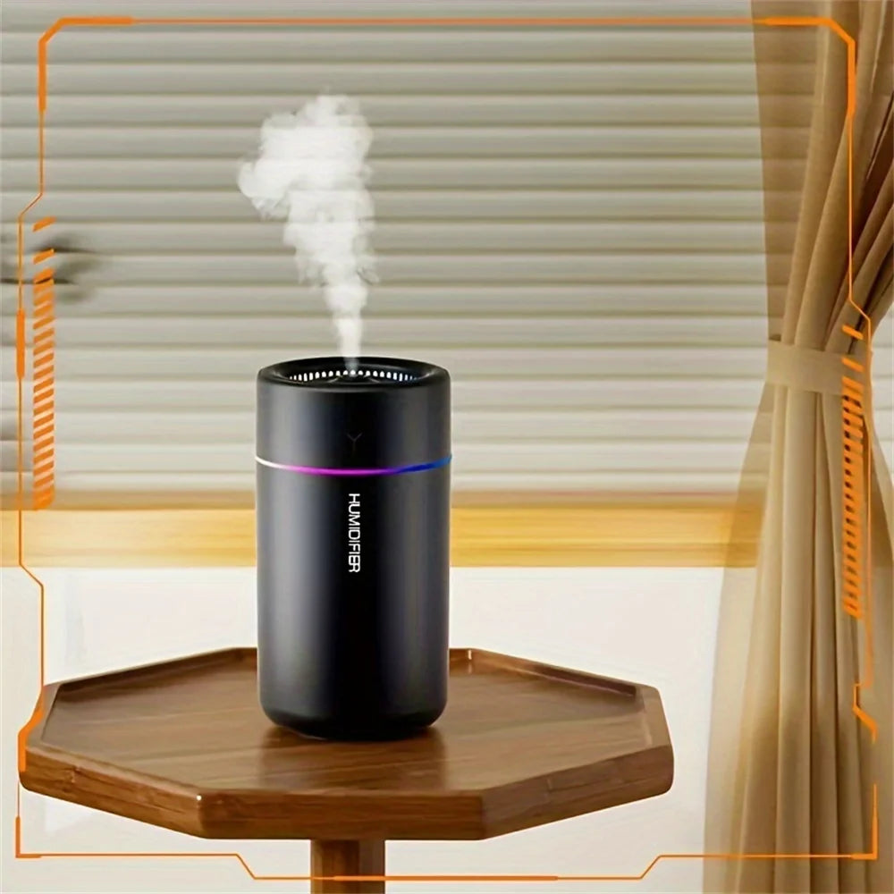Car Humidifier with Colourful LED – Aromatherapy, Silent Ultrasonic, for Car & Bedroom
