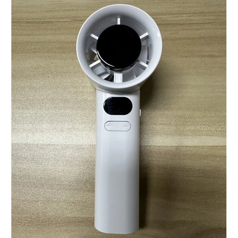 HOMEFISH Portable Handheld Fan – USB Rechargeable, High-Speed, Personal Cooling