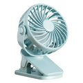Portable Clip on Fan USB Desk Fan 3 Speeds Quiet Wind Rotate Personal Electric Fan Standing Fans For Office Student Deskto
