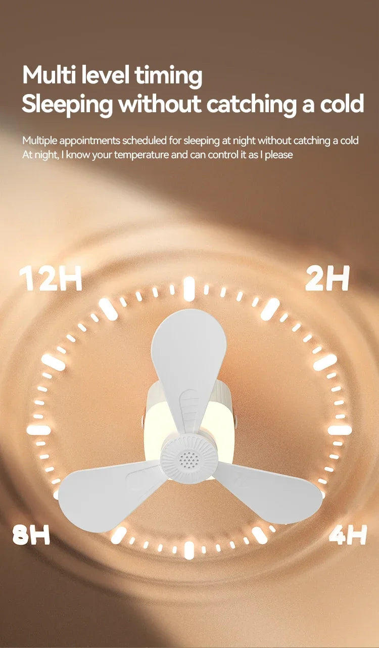 Portable Rechargeable Ceiling Fan