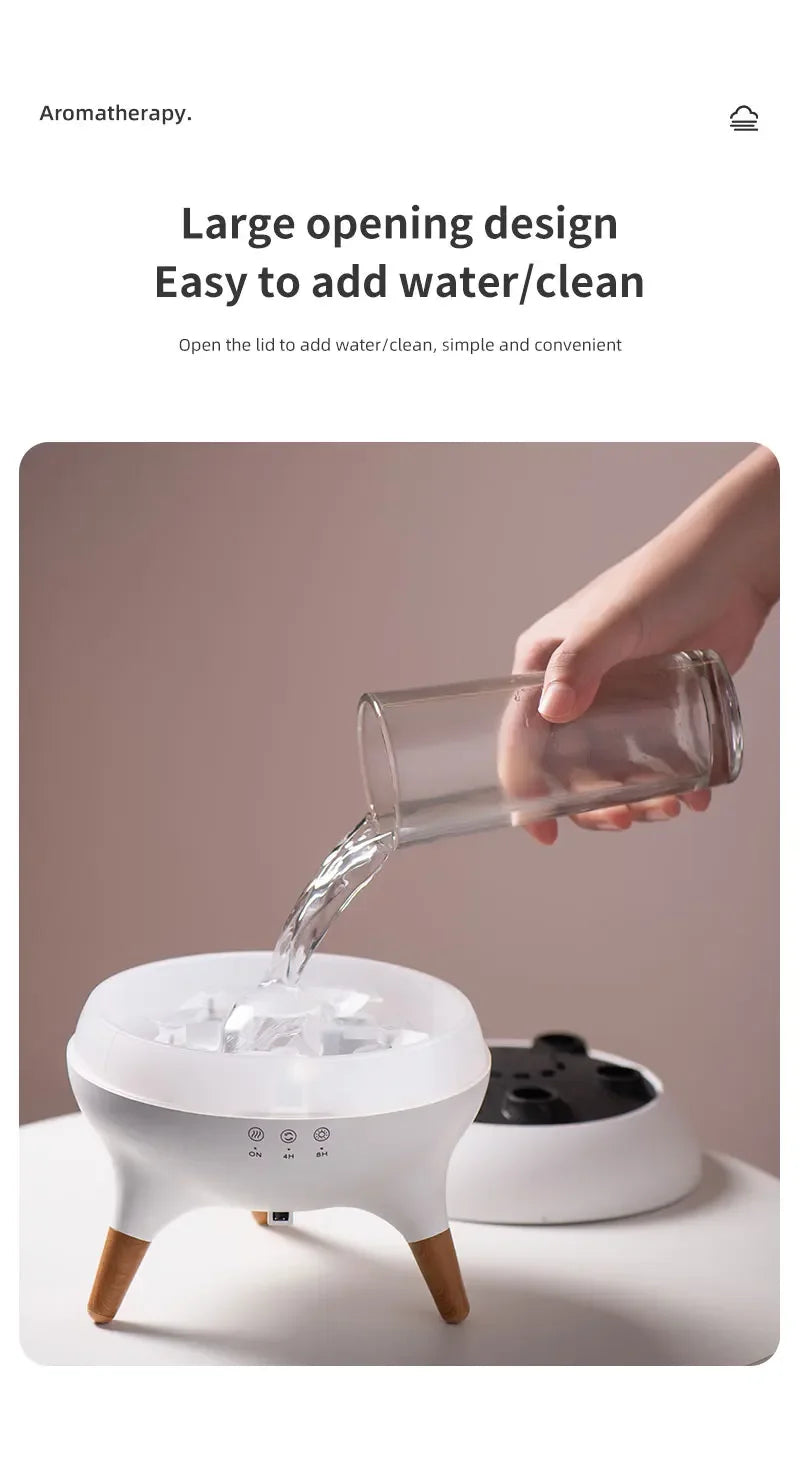 Dynamic Jellyfish Air Humidifier – 250ml, Remote Control, 7 LED Colours