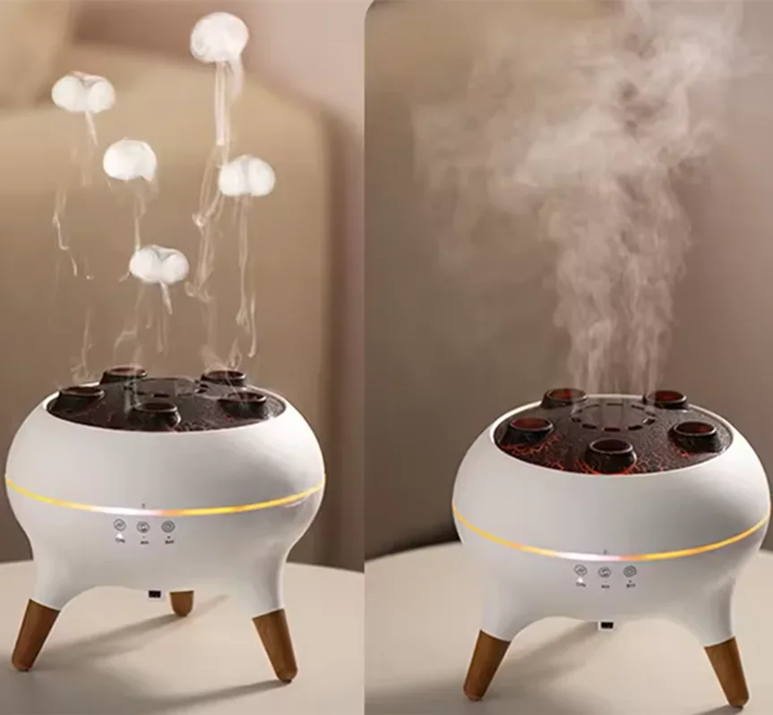 Dynamic Jellyfish Air Humidifier – 250ml, Remote Control, 7 LED Colours