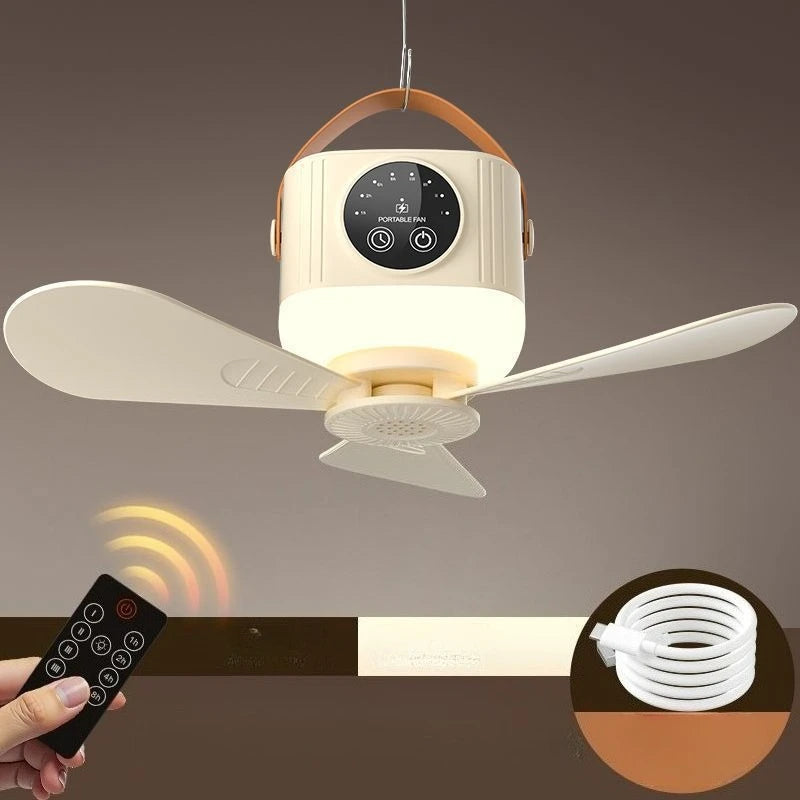 Portable Rechargeable Ceiling Fan