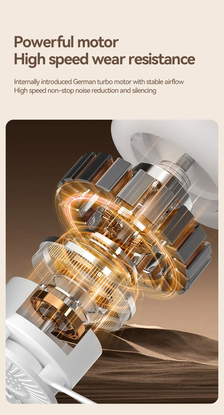 Portable Rechargeable Ceiling Fan